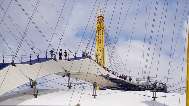 5K, docklands, dome, mode of transportation, people, built structure, nature, tourism, city, group of people, outdoors, 02, london, sky, building, exterior