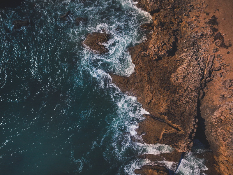 rock - object, day, splashing, rocks, rock formation, flowing water, nature, water, breaking, 4K, wet, solid, birds eye view, splash, motion, flowing