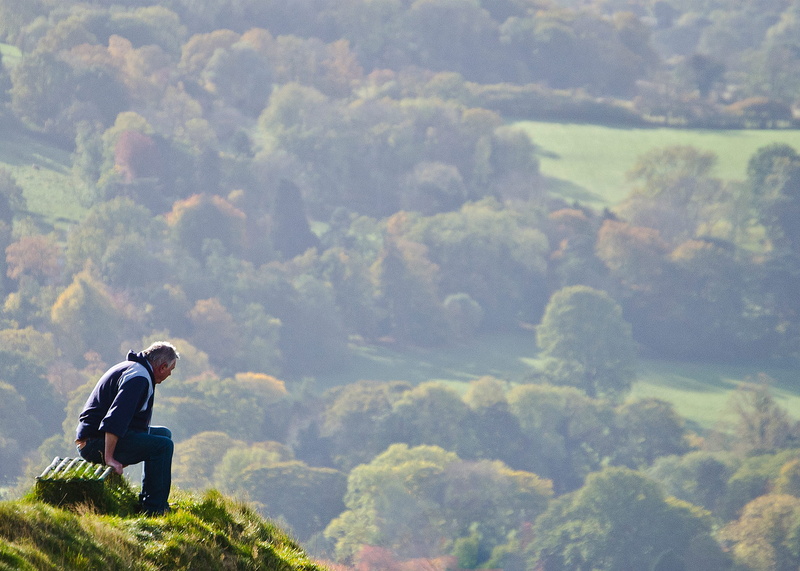 outdoors, one person, hiking, day, tree, real people, adventure, green color, young adult, 1080P, land, activity, mountain, lifestyles, side view, leisure activity