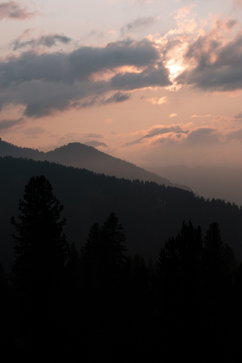 tree, sky, growth, 2K, non-urban scene, scenics - nature, coniferous tree, dolomites, plant, mountains, cloud - sky, silhouette, environment, tranquility
