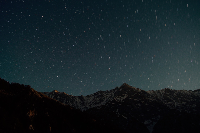 mountain range, environment, landscape, no people, galaxy, mountain peak, silhouette, beauty in nature, starry sky, space, tranquility, non-urban scene