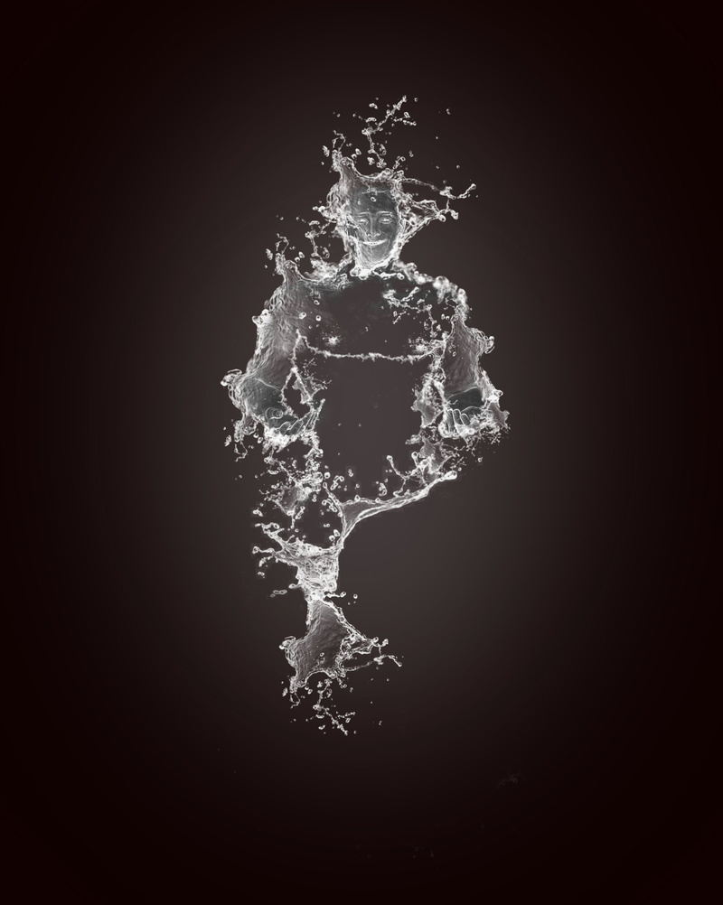 christmas decoration, black, motion, splashing, studio shot, illuminated, impact, fluid, fantasy, flow, holiday, splash, drink, liquid, indoors, black background