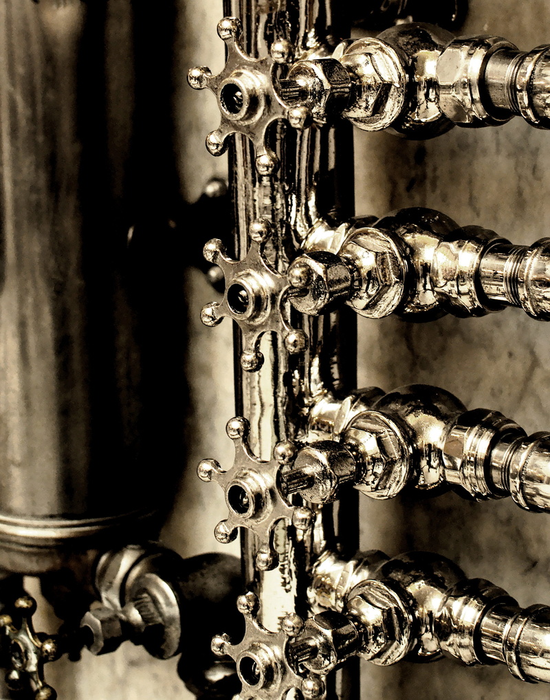 plumbing, food and drink, valve, knobs, design, water, metal, backgrounds, ornate, hardware, hot springs, detail, refreshment, steam pipe, close-up, valves