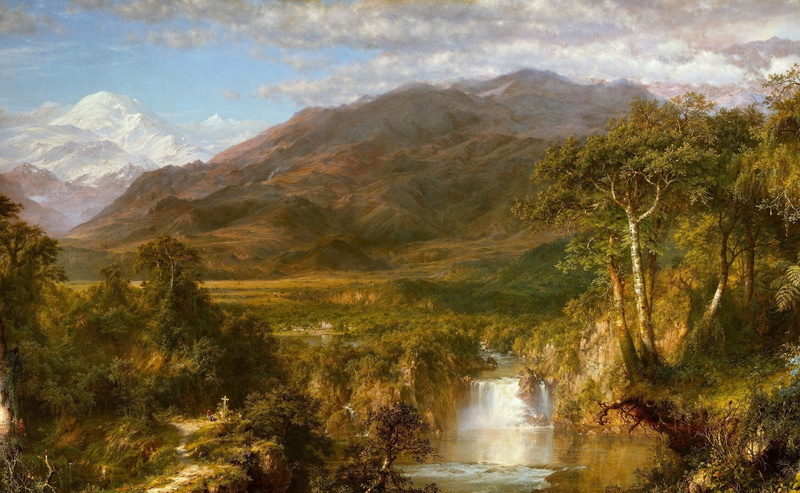 nature, landscape, tranquility, land, beauty in nature, no people, tree, environment, outdoors, plant, Oil, Greatness, tranquil scene, Art, Mountains, waterfall