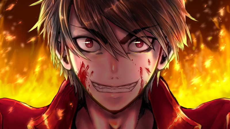 warrior, fantasy art, 1080P, blood, Drifters