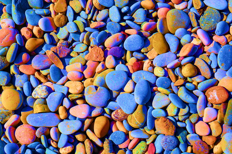 orange, backgrounds, snack, about, day, beautiful, stone, colorful, pebble, land, outdoors, abundance, no people, rock, lot, solid, rock - Object, blue