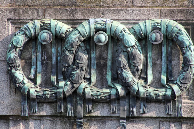 wien river, built structure, art and craft, carving - craft product, human representation, statue, day, old, 1080P, wall - building feature, representation