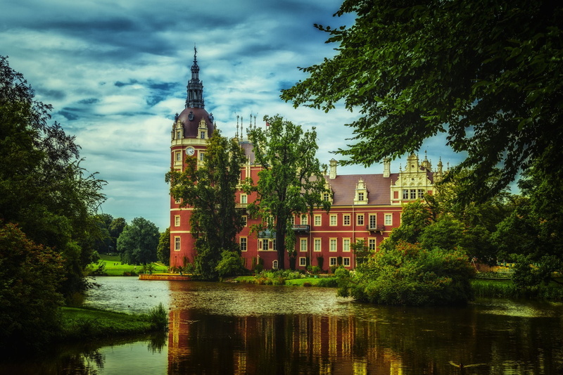 Castles, Architecture, Moritzburg Castle, Germany, Castle, Tree, 1080P, Pond