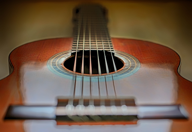 4K, close-up, string instrument, wood - material, selective focus, musical equipment, still life, no people, music, band, music instrument, acoustic guitar