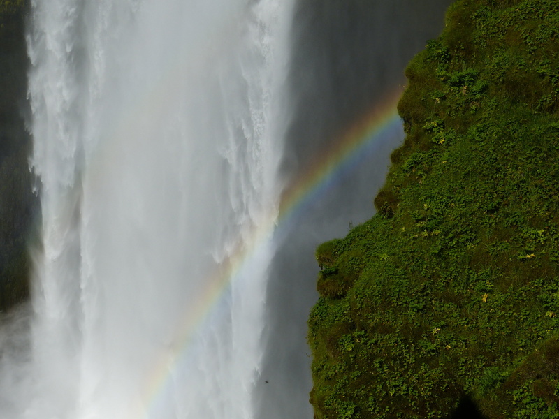 nature, no people, impressive, plant, sea, flowing water, scenics, environment, rainbow, river, land, waterfall, 4K, outdoors, flowing, long exposure