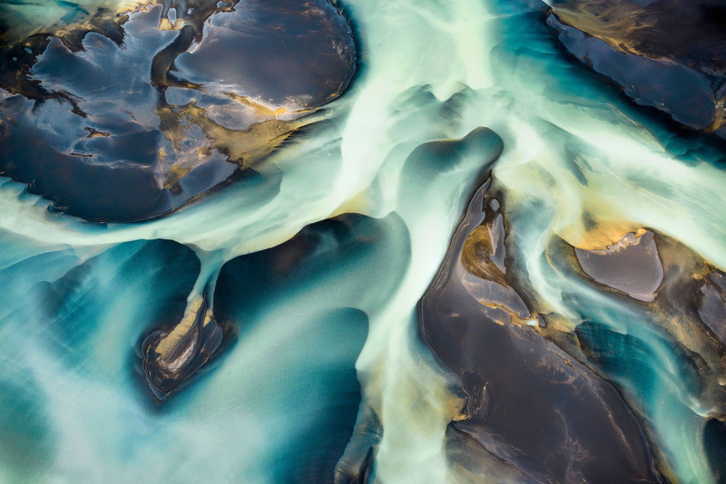 river, 1080P, River delta, Satellite photo