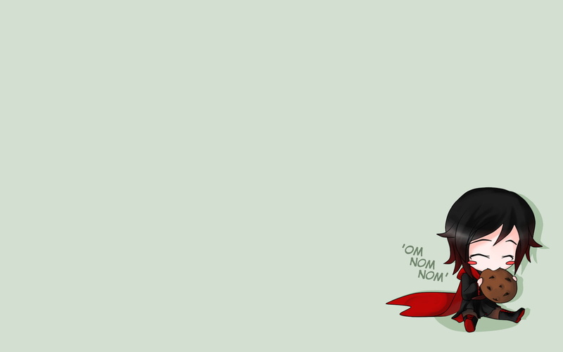 RWBY, Ruby Rose (character), 720P, cookies, Rooster Teeth