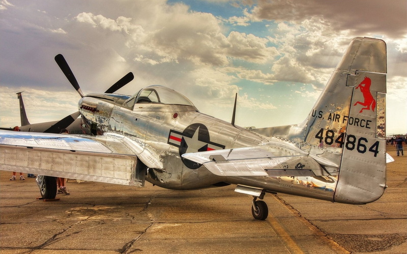 airplane, P 51D, 1080P, Warbird