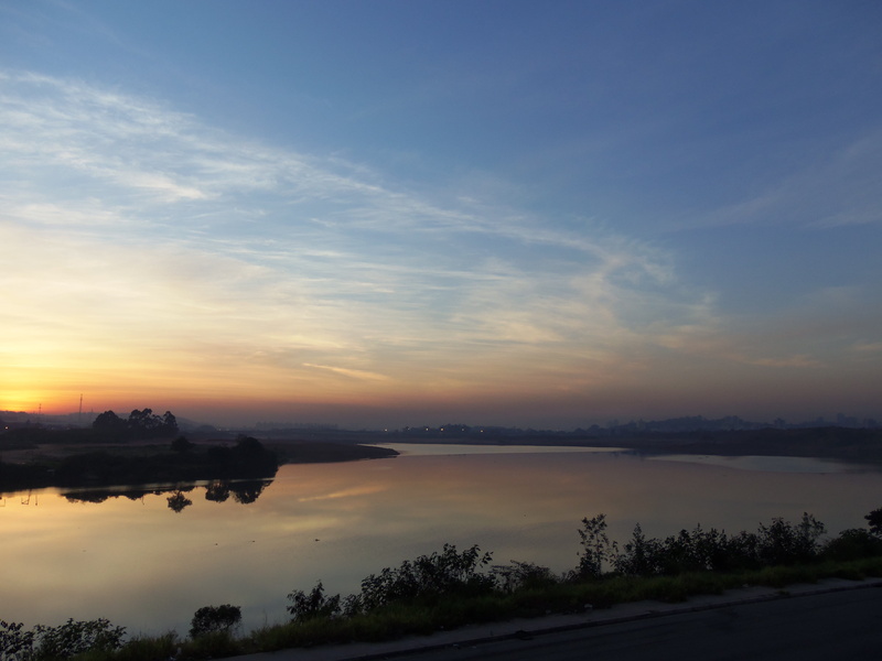 4K, silhouette, sunset, clouds, brazil, tree, plant, scenics - nature, non-urban scene, orange color, nature, sky, lake, cloud - sky, lagoa de carapicuiba