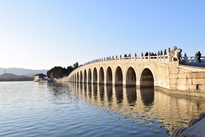 reflection, arch, built Structure, europe, water, bridge, the past, travel, the summer palace, river, bridge - Man Made Structure, travel Locations, nature