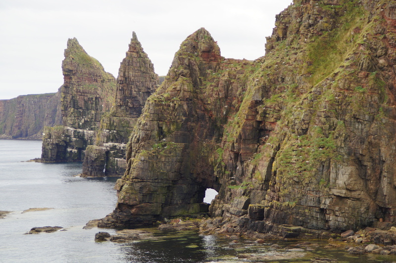 land, day, mystical, islands, water, nature, tranquil scene, sea, eroded, beauty in nature, bank, 2K, rock needles, stacks of duncansby, north of scotland