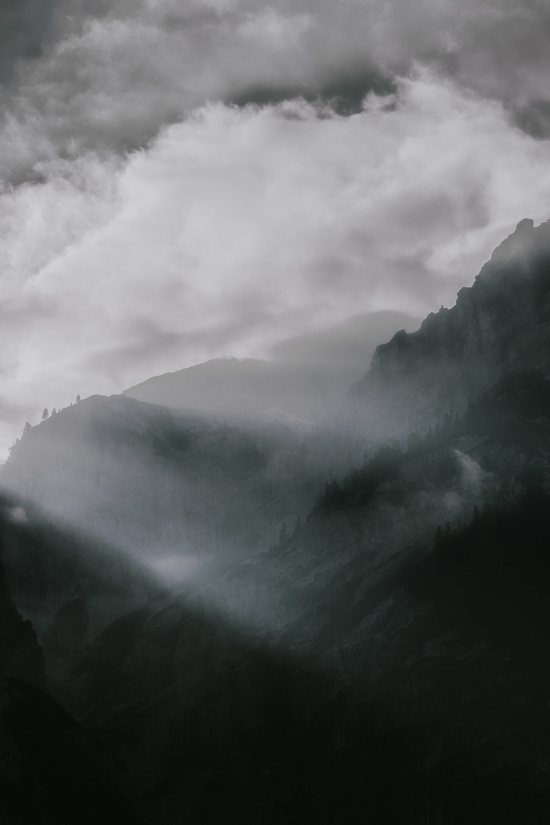 majestic, idyllic, day, mountain range, sky, storm, no people, outdoors, sunset, mountain, clouds, daylight, scenics - nature, 5K, weather
