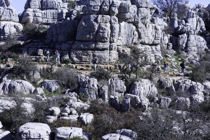 tranquil scene, tranquility, scenics - nature, day, built structure, rock - object, rock formation, beauty in nature, quino, el torcal de antequera, physical geography