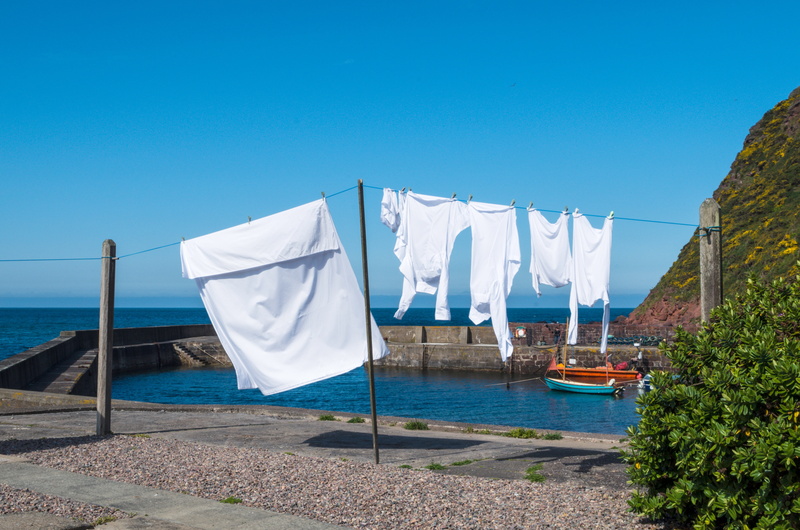 out, sky, 4K, dry laundry, transportation, clothes peg, water, clothes line, hygiene, anchorage, north sea, fishing boat, clean, beach, hanging, mode of transportation