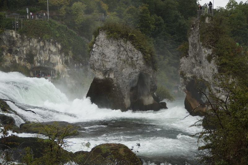 flowing water, blurred motion, rock formation, tree, power, murmur, rock - object, long exposure, day, environment, nature, plant, water masses, outdoors