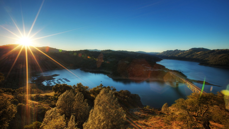 rural Scene, sky, coast, dusk, forest, color Image, mountain Peak, mountain, 2K, summer, lake, hill, tranquil Scene, scenics - nature, valley, europe