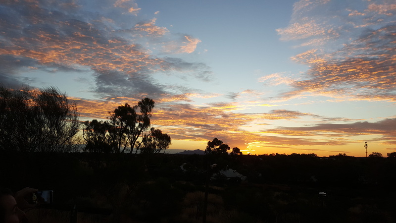 no people, environment, beauty in nature, orange color, nature, sunset, non-urban scene, silhouette, idyllic, tree, australia, land, cloud - sky, scenics - nature