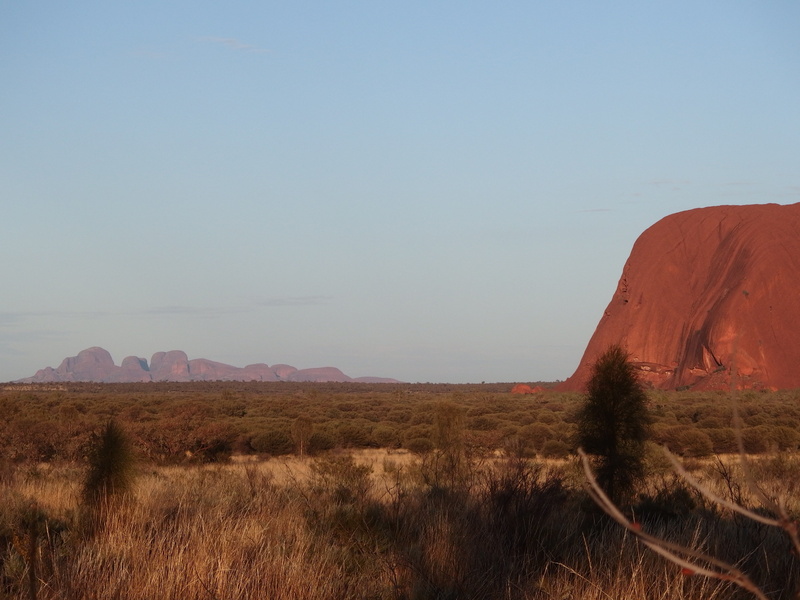 tranquility, environment, australia, day, desert, uluru, copy space, climate, grass, land, field, remote, tranquil scene, outdoors, scenics - nature, nature