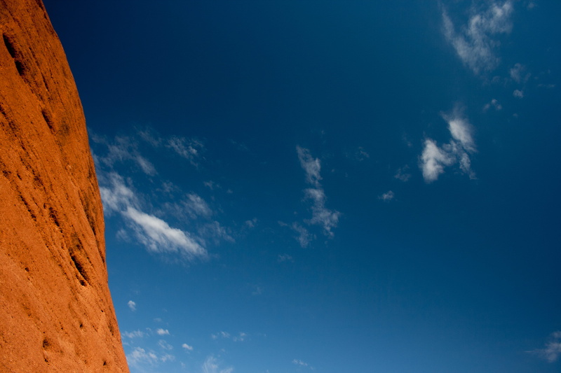 kata tjuta / mount olga, copy space, australia, nature, cloud - sky, meteorology, blue, tranquil scene, climate, kata tjuta, tranquility, uluru, space