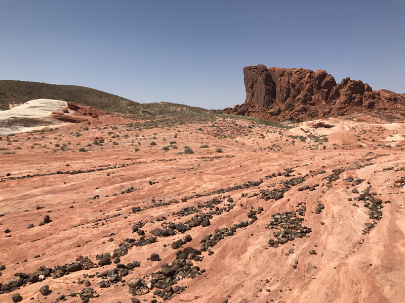 beauty in nature, no people, rock - object, clear sky, non-urban scene, 4K, tranquility, semi-arid, physical geography, rock, tranquil scene, environment