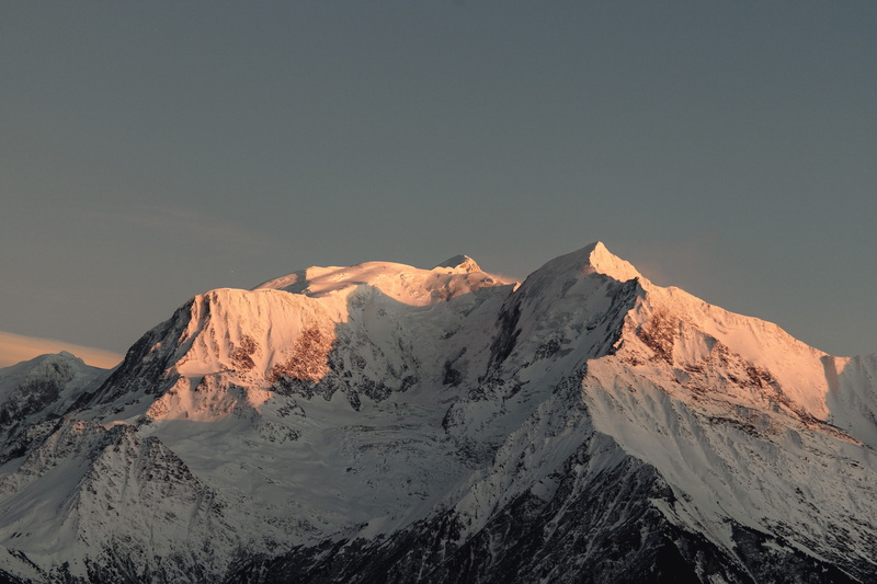 sunset, 4039 route du bettex, saint-gervais-les-bains, idyllic, snowcapped mountain, environment, ice, sky, peak, mountain, winter, cold temperature, non-urban scene