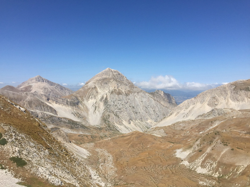 outdoors, 2K, environment, non-urban scene, idyllic, blue, day, beauty in nature, copy space, sunlight, nature, formation, tranquility, gran sasso, scenics - nature
