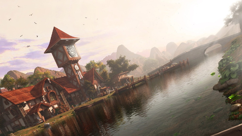 video games, 1080P, fantasy art, Lakeshire