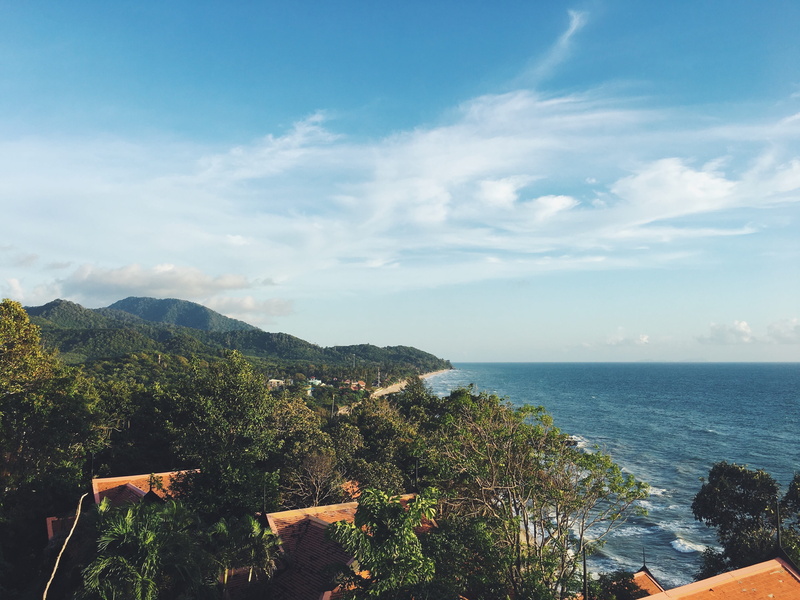 cloud - sky, ocean, rain forest, clouds, nature, beach, forest, day, beauty in nature, tree, ko lanta yai, mountain, outdoors, 4K, jungle, thailand, water