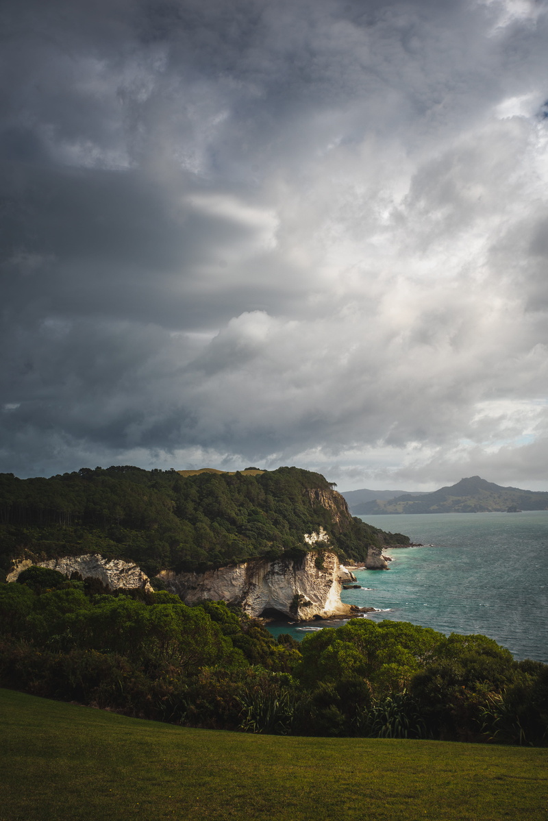 beauty in nature, landscape, new zealand, sea, solid, clouds, sky, water, nature, explore, coromandel, non-urban scene, overcast, travel, no people, coast