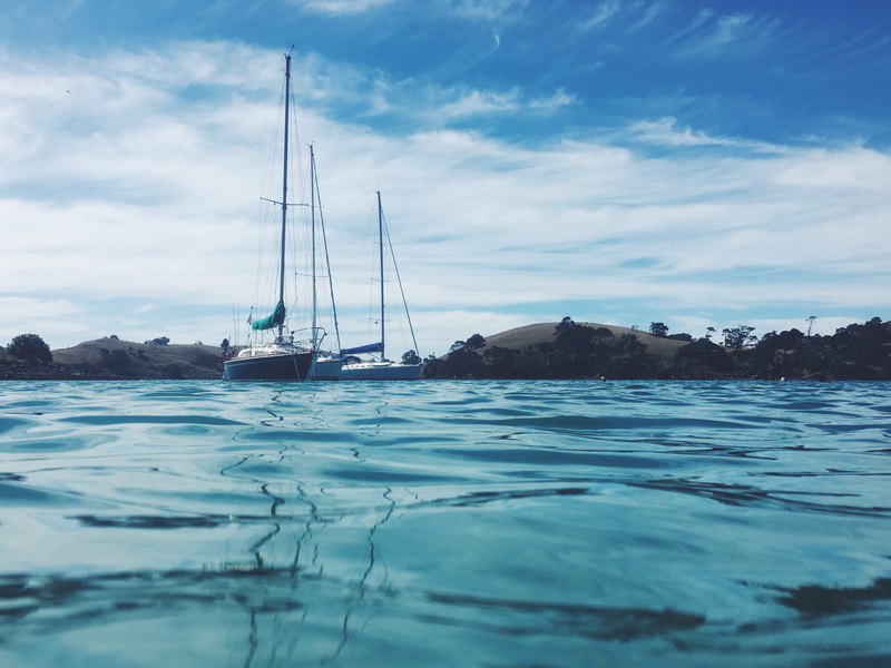 waterfront, 4K, ocean, surface level, nature, mast, turquoise colored, sail, transportation, new zealand, cloud - sky, mode of transportation, water, yacht