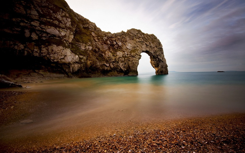 720P, england, durdle, shore, ocean, dorset, door, arch, limestone
