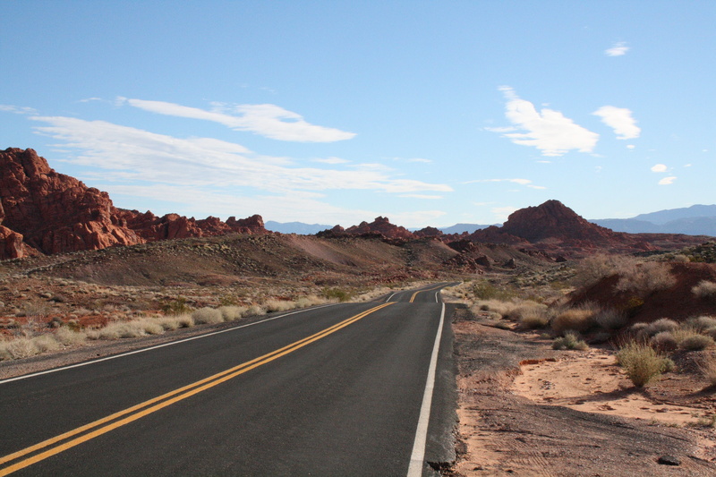 transportation, highway, symbol, nature, direction, Nevada, outdoors, sign, tranquil scene, tranquility, Usa, marking, the way forward, sky, scenics - nature