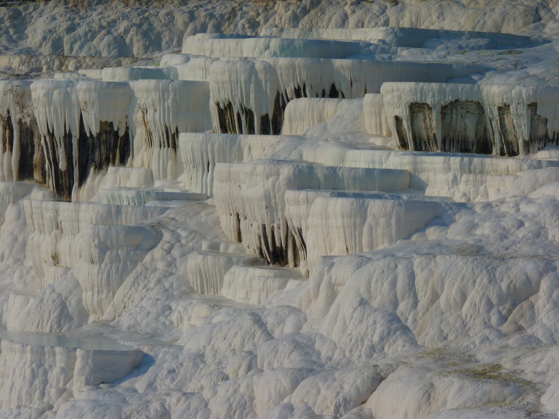 icicle, winter, unesco, solid, lime sinter terrace, mineral, ice, rock - object, tranquility, beauty in nature, physical geography, Terrace, arid climate