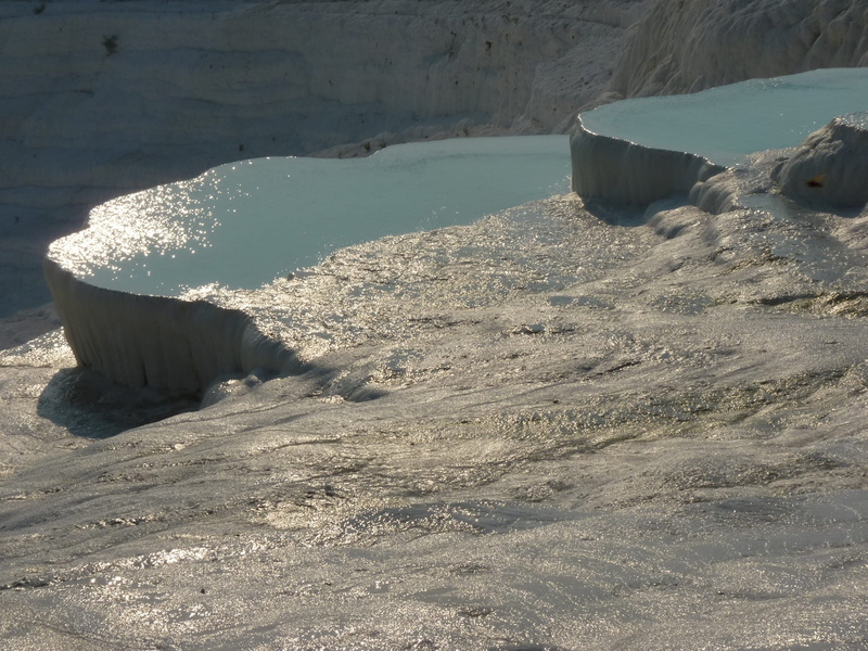 mineral, unesco, tranquility, sand, beach, turkey, day, Sinter, travel destinations, tourism, Calcium, cold temperature, thermal springs, swim, pool, 1080P