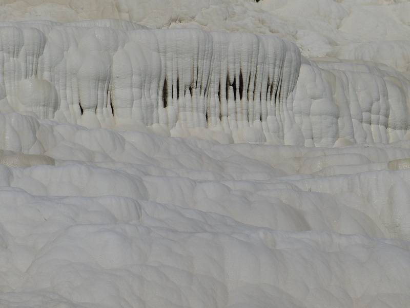 speleothems, nature, pattern, unesco, frozen, landscape, natural pattern, geology, turkey, pamukkale, water, tranquility, mineral, beauty in nature, tourism