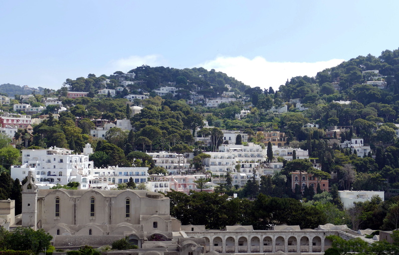 no people, travel destinations, south italy, day, capri, island, city, residential district, 5K, church, vacations, townscape, mediterranean, italy, building exterior