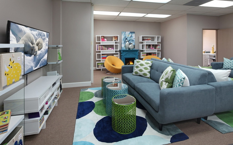sofa, domestic room, chair, neat, cushion, home showcase interior, empty, stuffed, bed, furniture, padded, 720P, home interior, interior, clean, blue