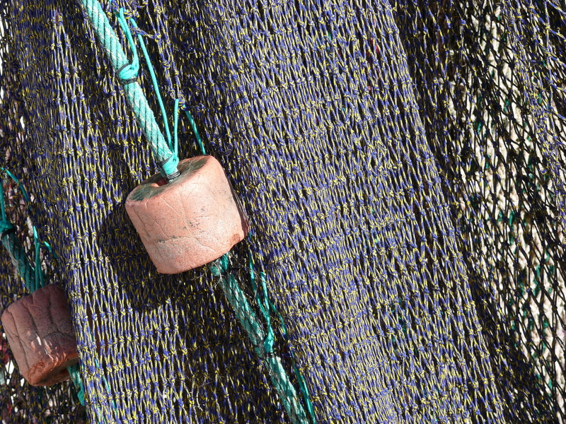 floating, brown, commercial, outdoors, still life, rope, commercial fishing, Net, net, textured, Fishing, water, day, nautical, floating on water, industry