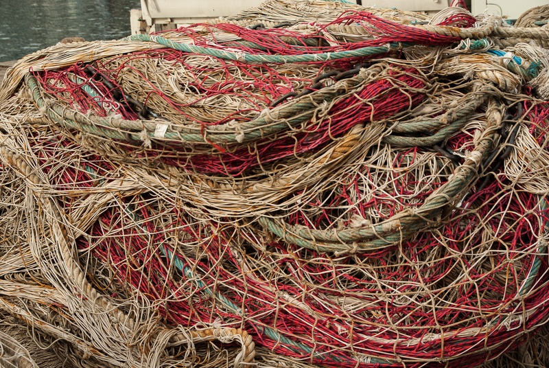 fishing net, harbor, fishing, fishing rod, high angle view, pattern, complexity, rod, large group of objects, stack, fishing nets, close-up, fishing port