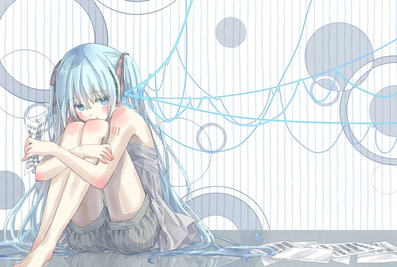 girls, murakami, gothic dress, dress, 480P, anime, hd, gothic, hot, couch, suigun, art, x