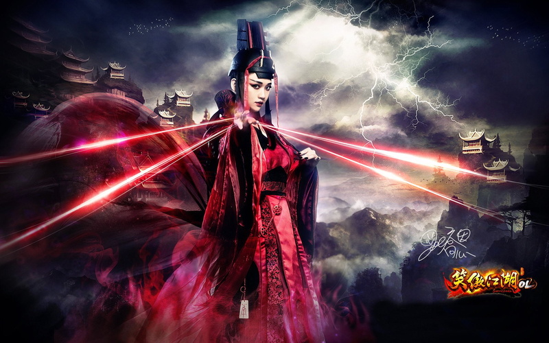 online, swordsman, Magic, people, martial, Heroes, night, Asian, kung, girl, Fighting, poster, nature, illuminated, WuXia, samurai, motion, warrior, laser