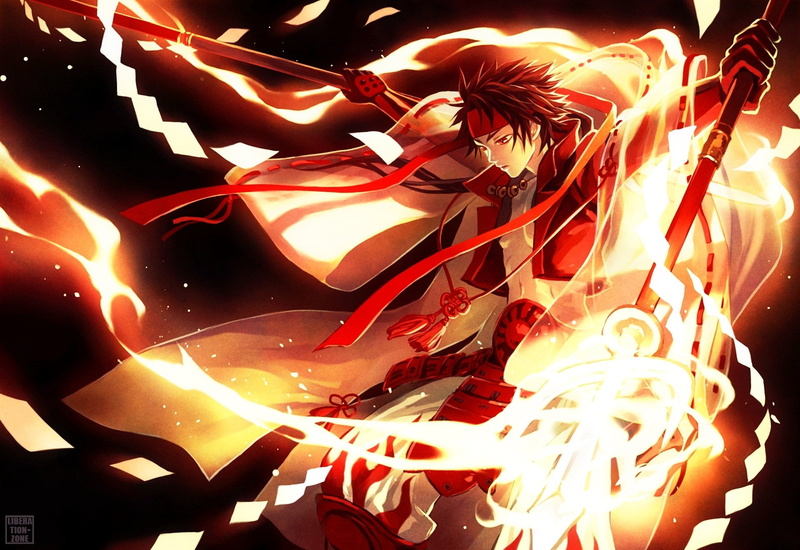 indoors, Anime, no people, decoration, motion, Sengoku Basara, electric light, light, heat - temperature, blurred motion, illuminated, nature, long exposure