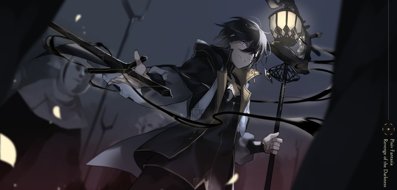eyepatch, 1080P, tagme, weapon, eyes, dark, short, (artist), fantasia, konachan, hair, blue, all, original, 247537, staff, sword, male, hoodie, pixiv