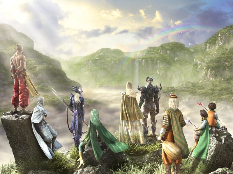 Rosa Joanna Farrell, Palom (Final Fantasy), Edge Geraldine, 720P, Kain Highwind, Cecil Harvey, Yang Fang Leiden, Rydia (Final Fantasy), Final Fantasy IV