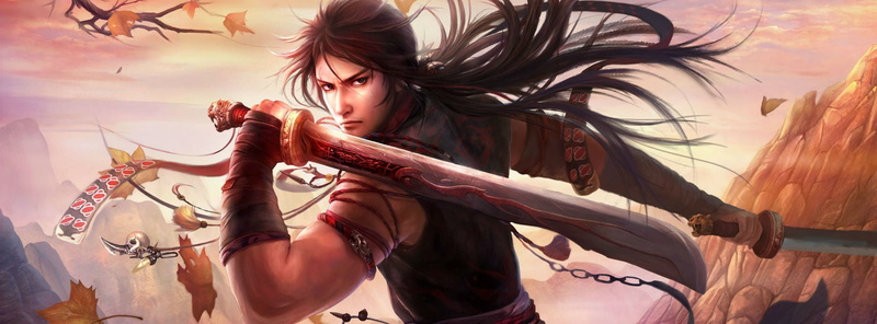 action, 1080P, 2431x900 px, hero, Heroes, samurai, online, rpg, Asian, swordsman, WuXia, martial, Fighting, poster, mmo, warrior, fantasy, kung